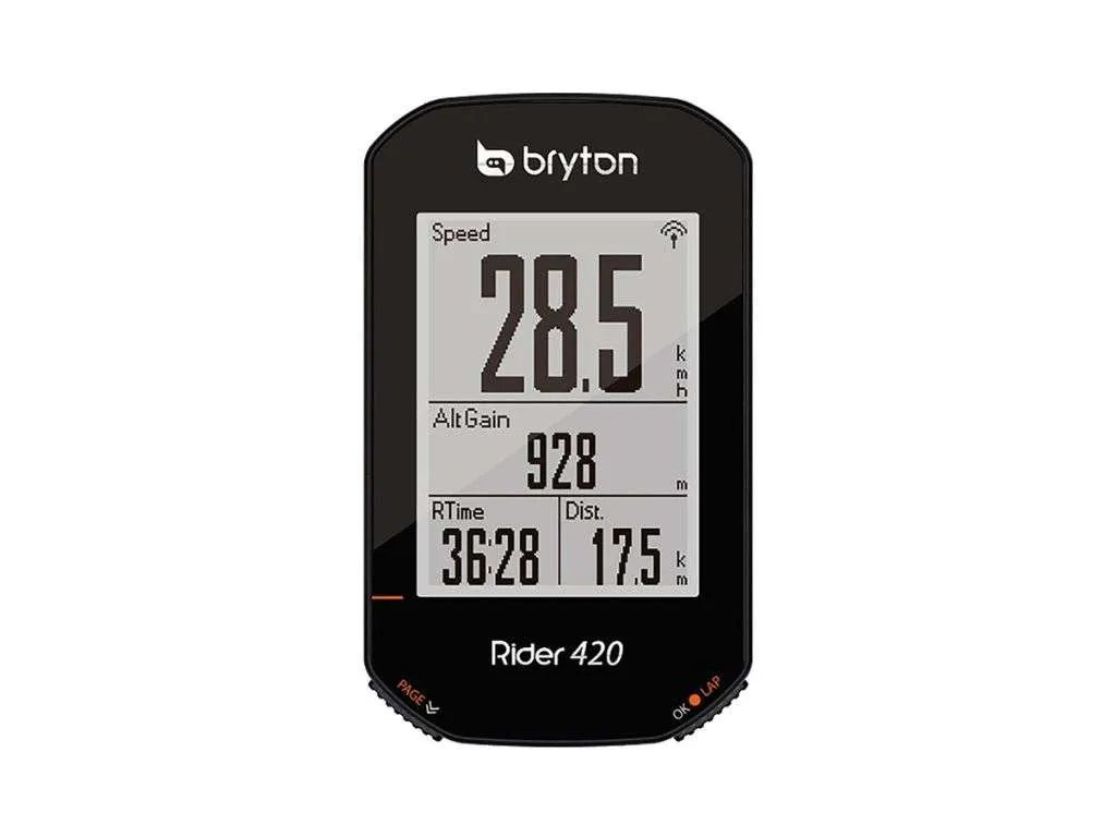 CICLOCOMPUTER GPS BRYTON RIDER 420